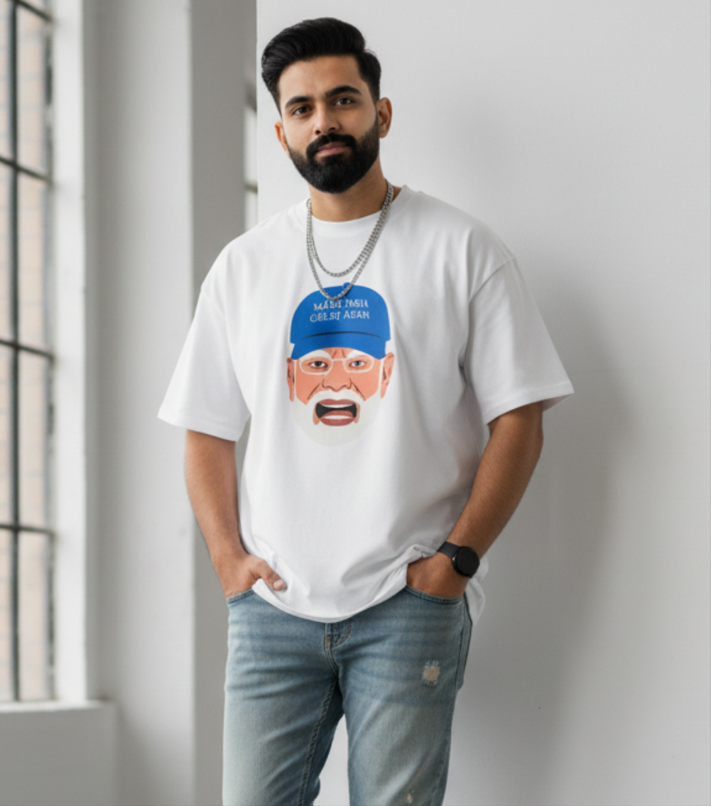Narendra Modi India T-Shirt White