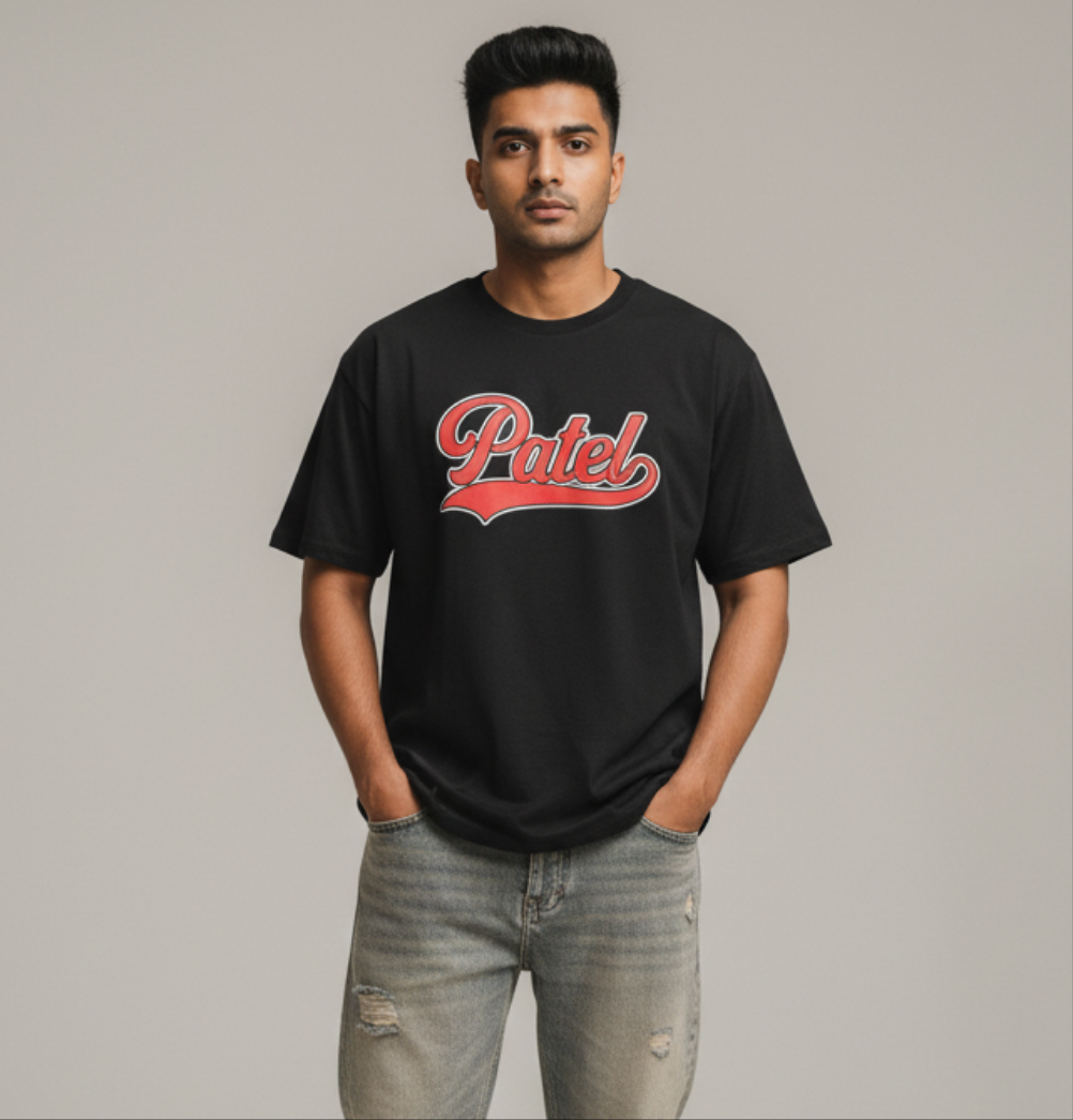 Patel Varsity T-Shirt Black
