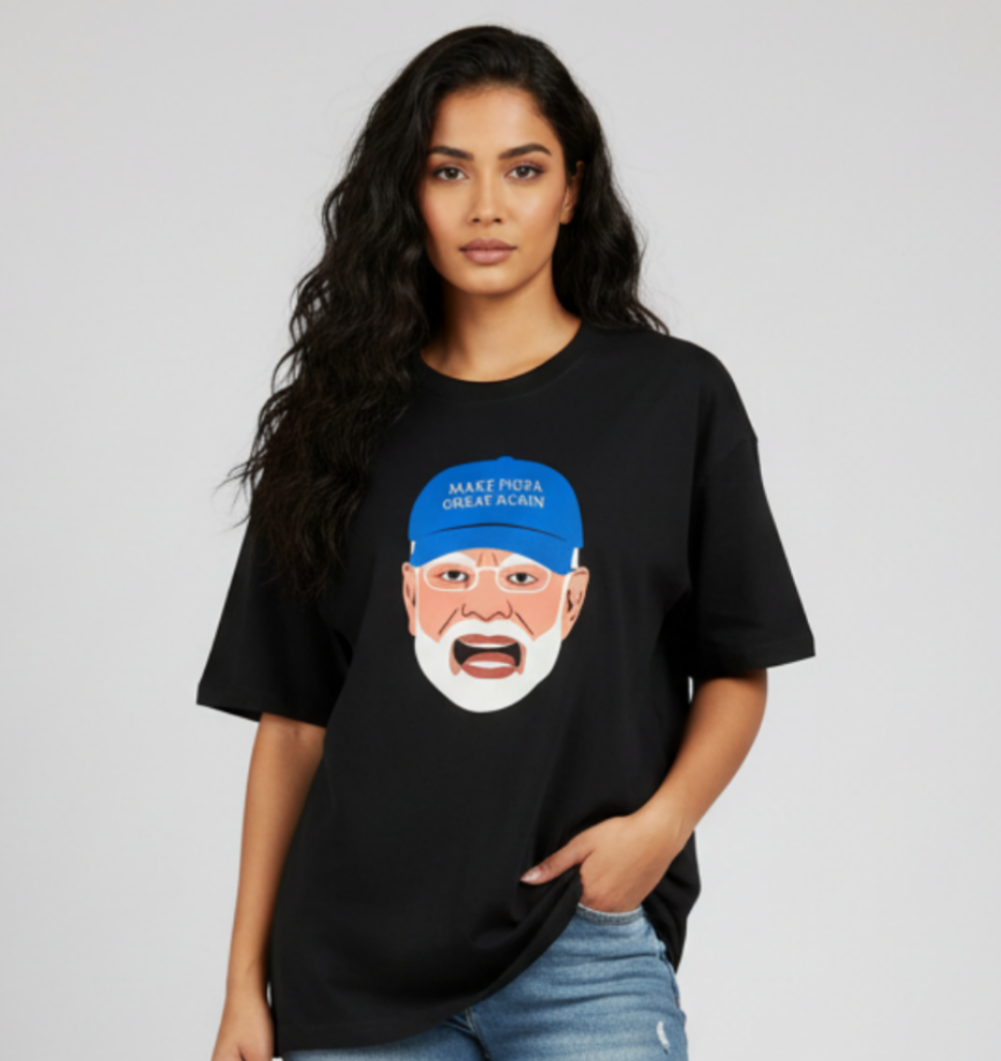 Narendra Modi India T-Shirt Black