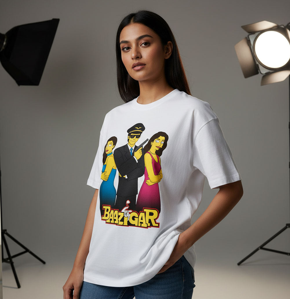 Baazigar Cartoon T-Shirt