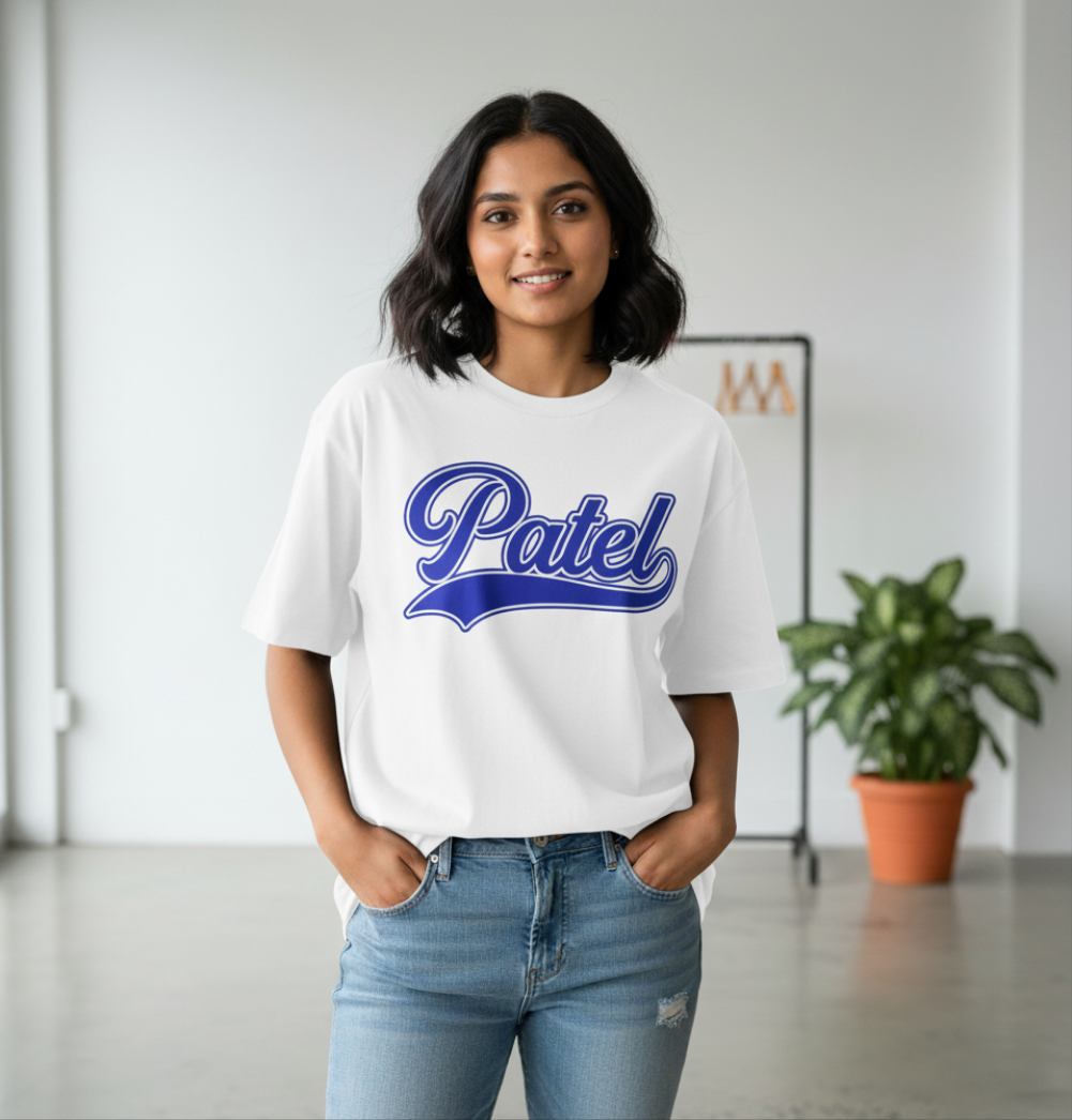 Patel Varsity T-Shirt White