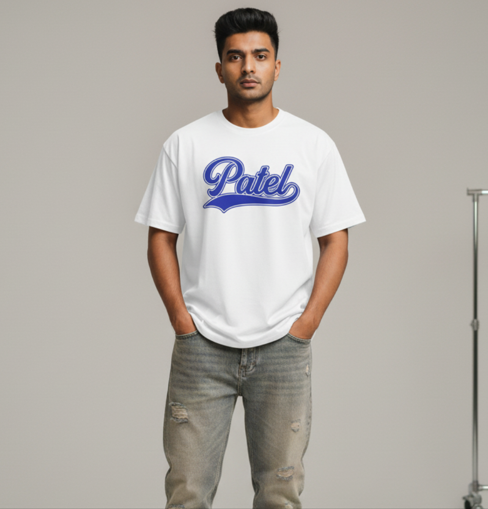 Patel Varsity T-Shirt White
