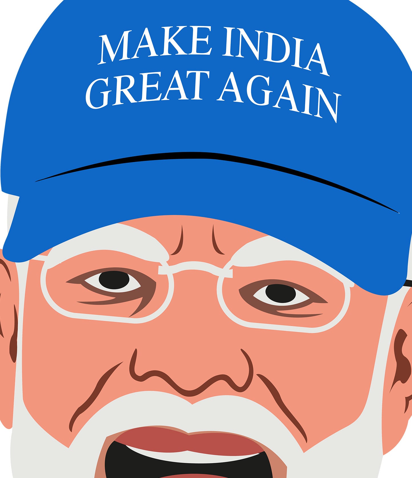 Narendra Modi India T-Shirt White
